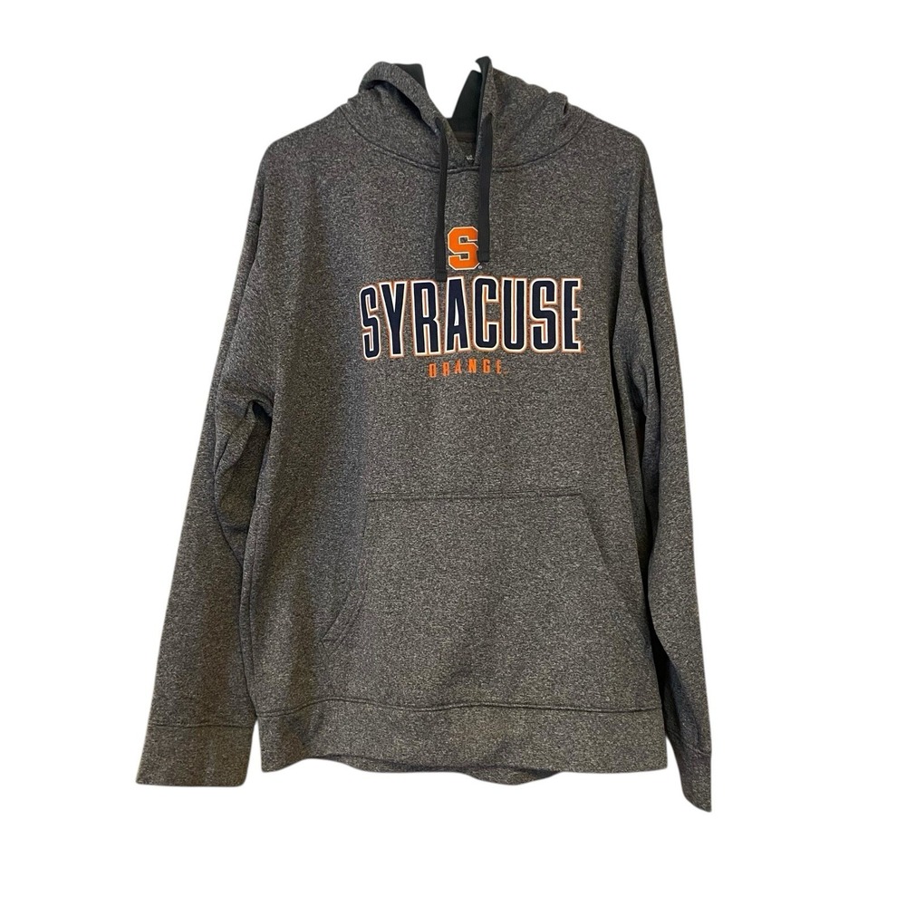 Champion Syracuse Orangemen Hoodie Sweatshirt Collegiate NCAA Dark Grey‎ Size L - Picture 2 of 10